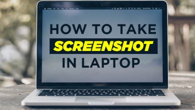 how to take screenshot in laptop