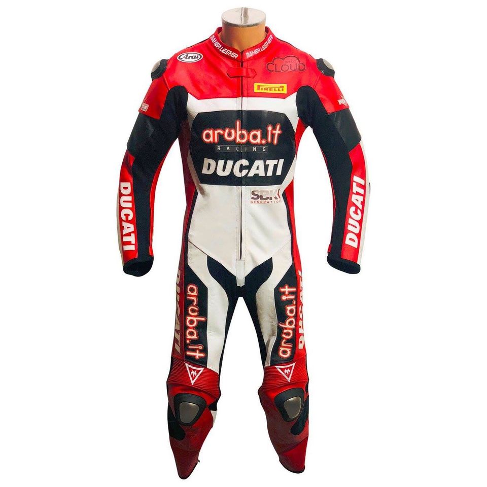 What are motorcycle racing suits made from?