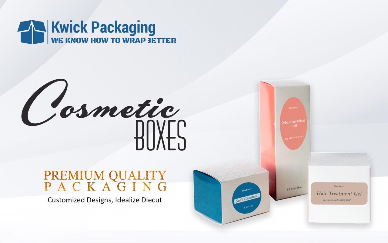 Custom Cosmetic Boxes - Kwick Packaging