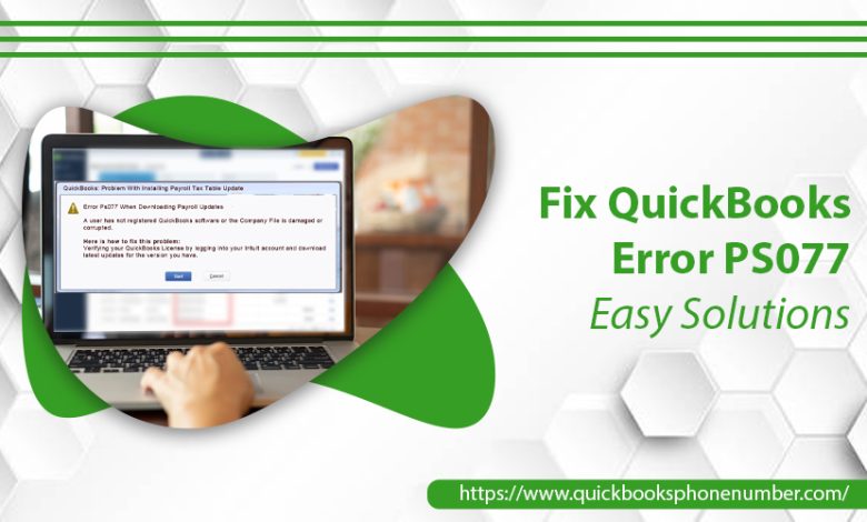 QuickBooks Error PS077