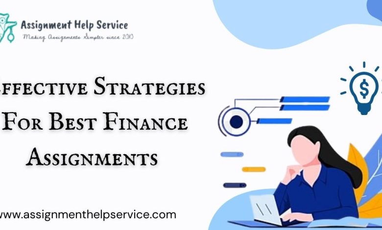 Finance assignment help