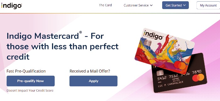 IndigoCard Credit card