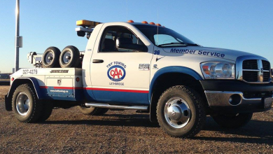 towing a vehicle in Alberta