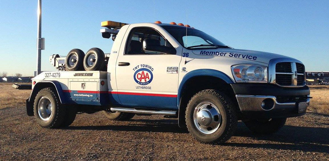 towing a vehicle in Alberta