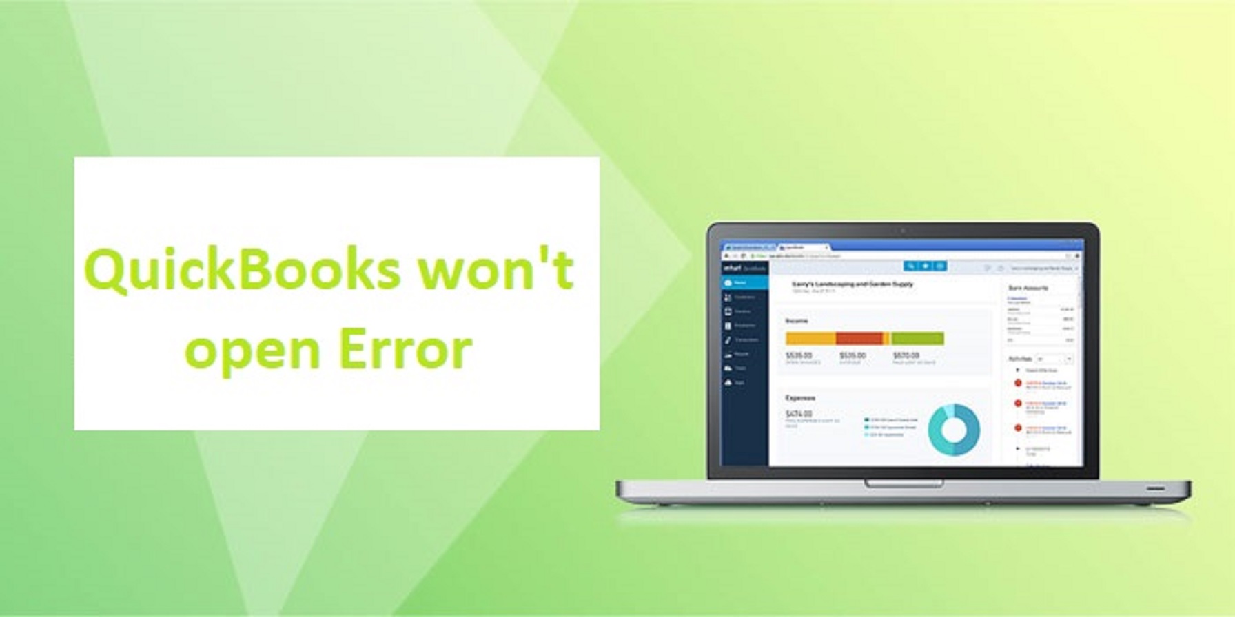 Quickbooks Won’t Open Error