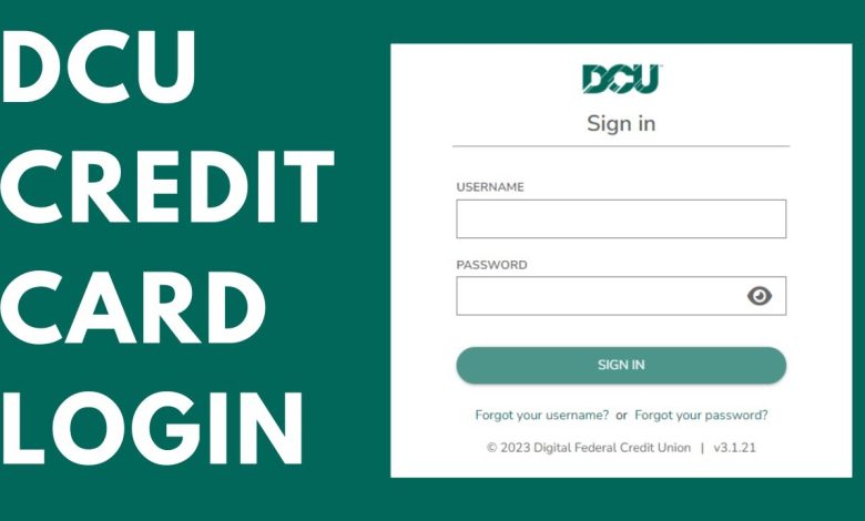 DCU bank login 